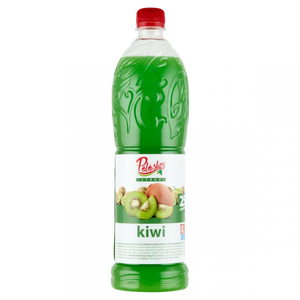 Pölöske kiwi-smaksatt sirap med socker och sötningsmedel 1 l/ Pölöskei kiwi ízű szörp cukorral és édesítőszerrel 1 l