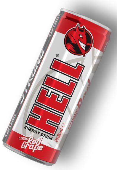 HELL Energidryck Red Grape 250ml / Szölö