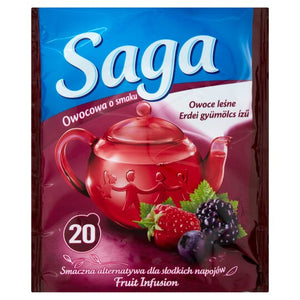 Saga skogsfruktsmak te, 20 filter 34 g /Saga erdei gyümölcs ízű gyümölcstea 20 filter 34 g