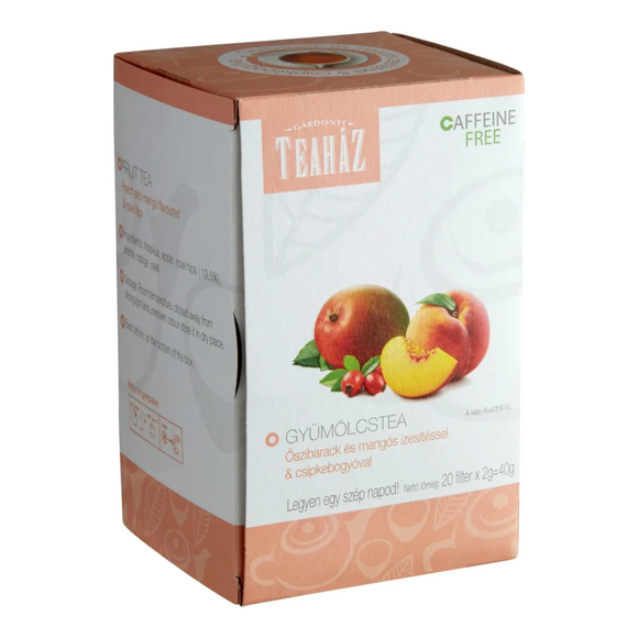 Gárdonyi Teaház 20x2 g filteres őszibarack, mangó, csipkebogyó