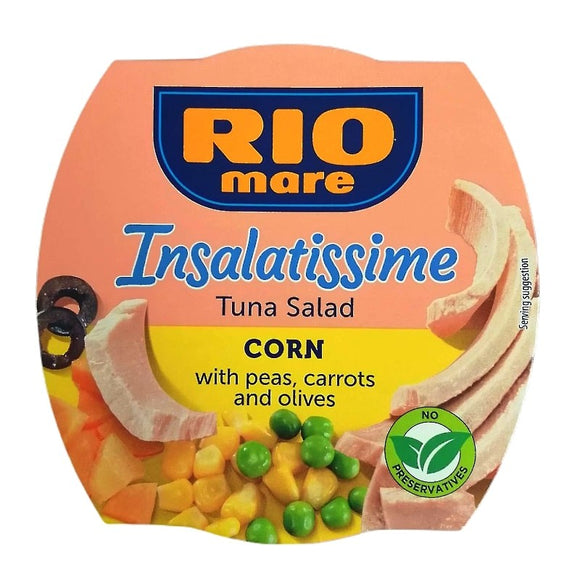 Rio Mare Insalatissime tonfisksallad 160 g med majs/ Rio Mare Insalatissime tonhalsaláta 160 g kukoricás