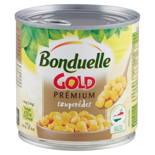 Bonduelle Gold Premium supersöt majs 340 g/ Bonduelle Gold Prémium szuperédes csemegekukorica 340 g