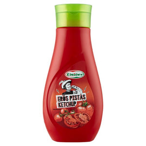 Univer Eros Pista Ketchup 470 g/ Univer Erős Pistás ketchup 470 g