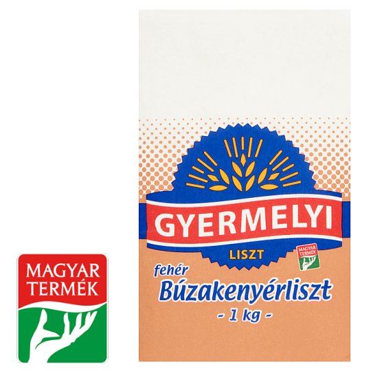 Gyermelyi vitt vetebrödsmjöl BL 80 1 kg/ Gyermelyi fehér búzakenyérliszt BL 80 1 kg