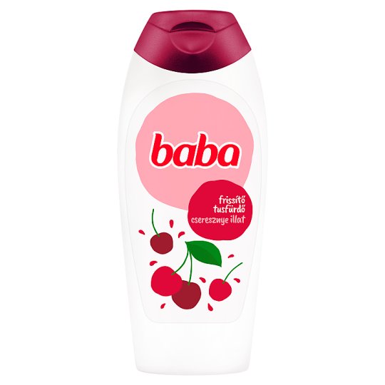 Baba duschgel med körsbärsdoft 400 ml/ Baba frissítő tusfürdő cseresznye illattal 400 ml