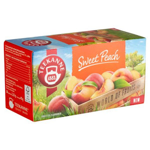 Teekanne Sweet Peach őszibarack ízesítésű gyümölcstea keverék 20 filter 45 g