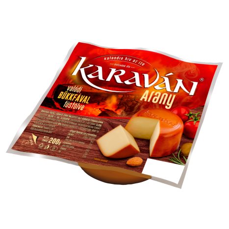 Karaván Gold Rökt ost 200 g/ Karaván Arany füstölt zsíros sajt 200 g ...