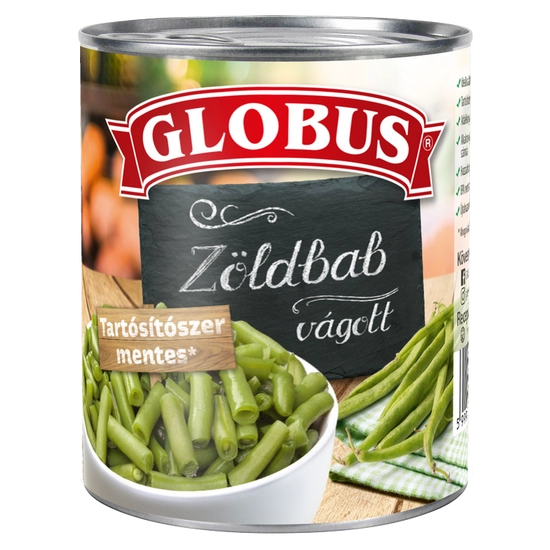 Globus Xxl zöldbab vágott, 800 g/ Globus Xxl gröna bönor, 800 g