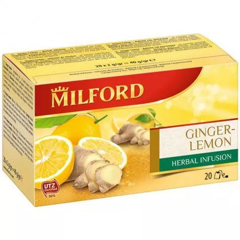 Milford te med ingefära smaksatt te 40g/ Milford tea gyömbér ízű tea 40g