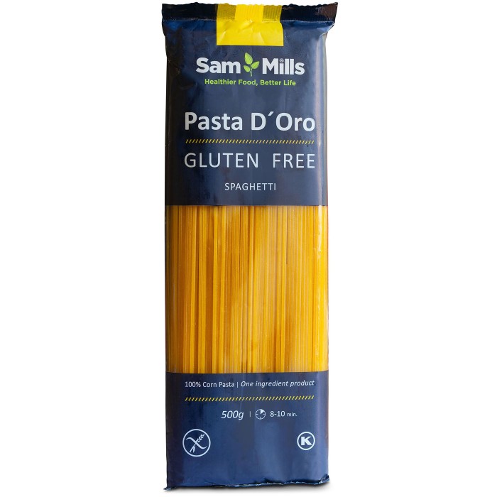 Sam Mills Pasta d'oro Spaghetti Glutenfri 500g /Sam Mills gluténmentes ...