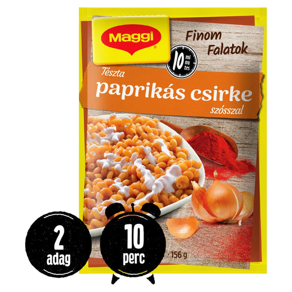 Maggi Párperc Tészta paprikás csirke 156 g /  Pasta med Paprika/Kyckling krydda 156 g /Maggi