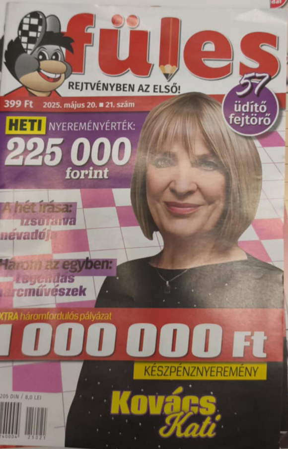Füles rejtvény 2025.május 21