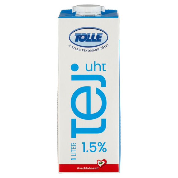 Tolle UHT zsírszegény tej 1,5% 1 l/ Tolle UHT-mjölk med låg fetthalt 1,5 % 1 l