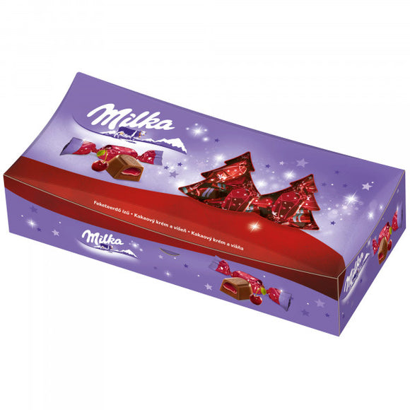 ‼️Előrendelés! Kiszállítás október 29-től‼️Milka szaloncukor, meggyes, 255g / Milka julgodis, körsbär, 255 g,