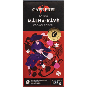 Cafe Frei tokiói csokis-málna szemeskávé 125g /  Kaffebönor Tokyo med hallon-choklad smak – Café Frei