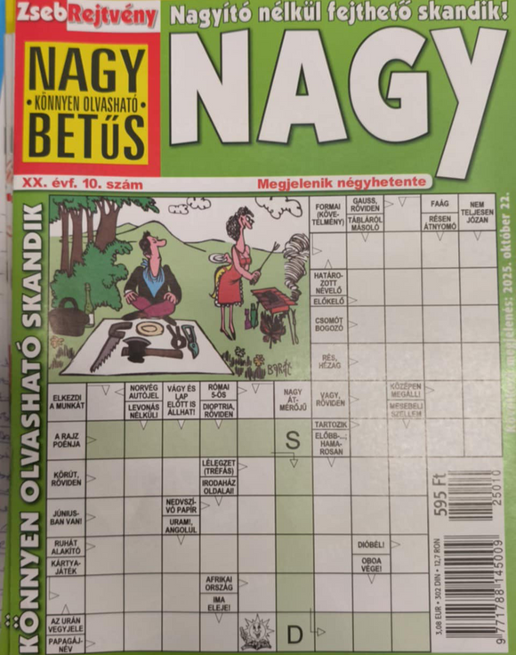 Nagybetűs Skandi rejtvény 2025. szeptember 25.