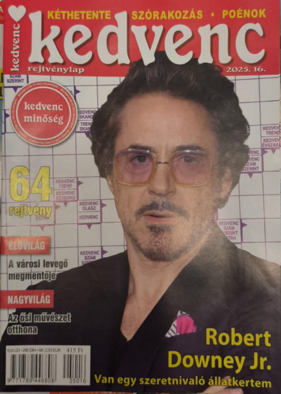 Kedvenc rejtény, 2025.július 2.