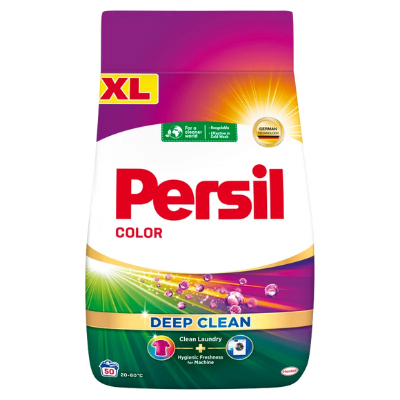 Persil Color mosószer színes ruhákhoz 50 mosás 2,75 kg / Persil Color tvättmedel för färgade kläder 50 tvättar 2,75 kg