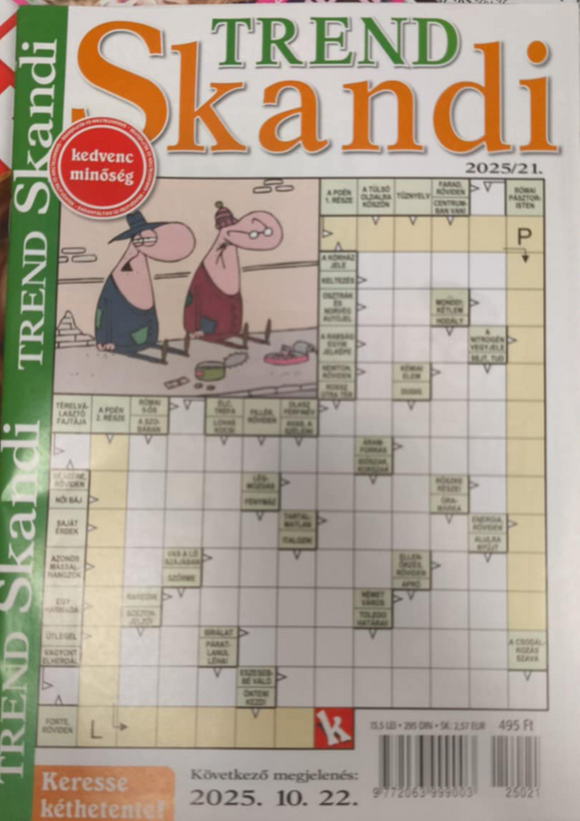 Trend Skandi Rejtvény, 2025. Október 8.