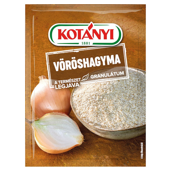 Kotányi vöröshagyma granulátum 22 g / Lök granulat 22g –Kotányi