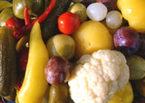 🟥⬜️🟩 Inlagda grönsaker i bitar - mild  - 500g, / FAZEKAS FÉLE CSEMEGE VECSÉSI VEGYES DARABOS SAVANYÚSÁG 500g