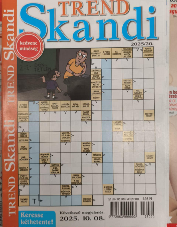 Trend Skandi rejtvény 2025. szeptember 24.