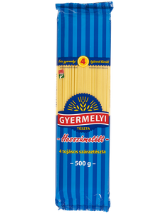 GYERMELYI Långa nudlar 4ägg 500g / Hosszúmetélt, 500g