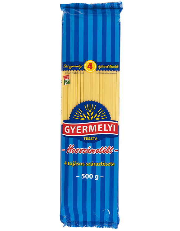 GYERMELYI Långa nudlar 4ägg 500g / Hosszúmetélt, 500g