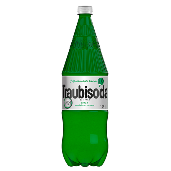 Traubisoda Zero szénsavas üdítőital 1,75 l szőlő/ Traubi läsk  utan socker, 1.75l