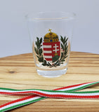 🇭🇺 Magyar üveg felespohár, 1db