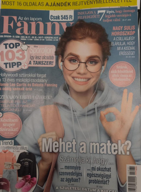 Fanny újság 2025.08.27.