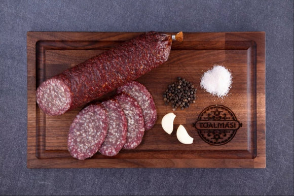 🇭🇺Tóalmási SERTÉS MENTES Paprika nélküli  100% Szürkemarha szalámi ( 470g)/ Tóalmási FLÄSKFRI  Nötköttssalami utan peppar (470g)