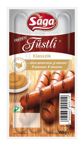 Master Good Füstli Klasszik füst ízesítésű virsli csirkehúsból 140 g/ Kycklingkorv Füstli, röksmaksatt – Master Good, 140g