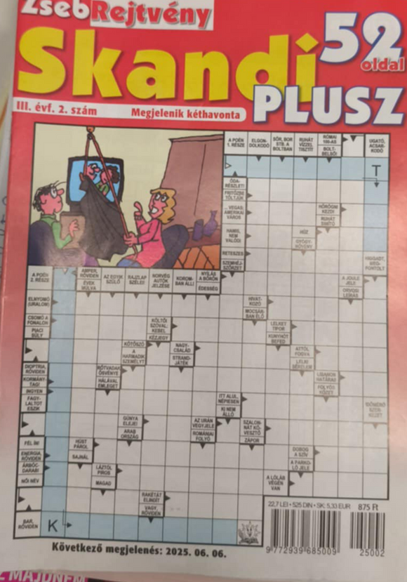 Skandi plusz rejtvény, 2025.május 21.