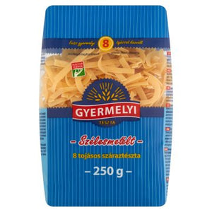 GYERMELYI SZÉLESMETÉLT 8 TOJÁSOS SZÁRAZTÉSZTA 250 G