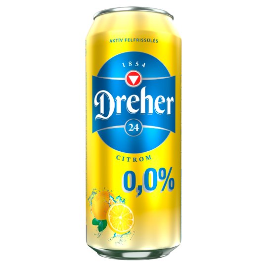 Dreher 24, 0,0% citrom, 0.5l, alkoholfri