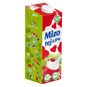 Mizo tartós tej 2.8%, 1l /Mizo UHT långvarig mjölk 1 l 2,8%