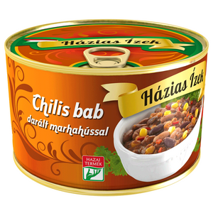 Házias ízek chilis bab marhahússal, 400g /Hemgjorda Smaker chilibönor med nötfärs 400 g