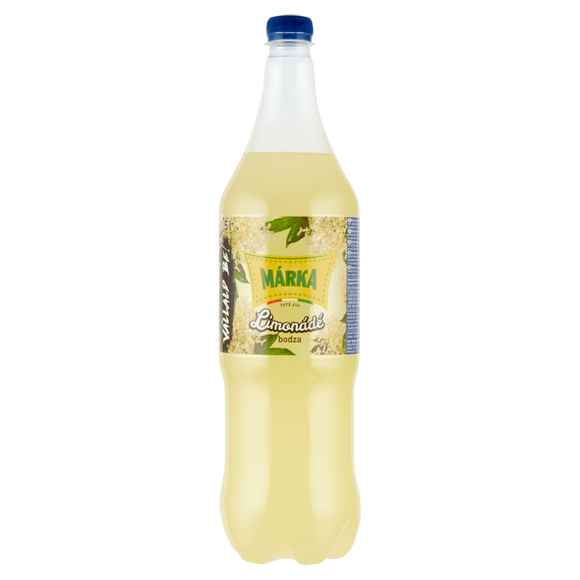 Märke Lemonade kolsyrad läsk 1,5 l fläder /Márka Limonádé szénsavas üdítőital 1,5 l bodza
