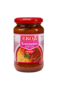 Eko szecsuáni mártás csípős, 360g/sås 360 g Szechuan stark