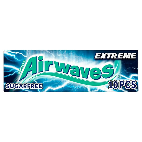 Airwaves extreme, rágó,  14g/Airwaves sockerfritt tuggummi 14 g extrem