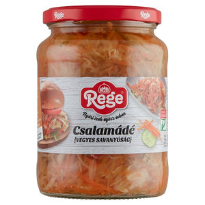 Rege csalamádé, vegyes savanyúság 680/330g  /blandade pickles