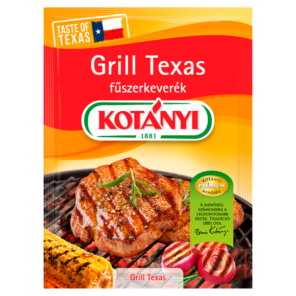 Kotányi Grill kryddblandning 25 g Texas / Kotányi Grill fűszerkeverék 25 g texas