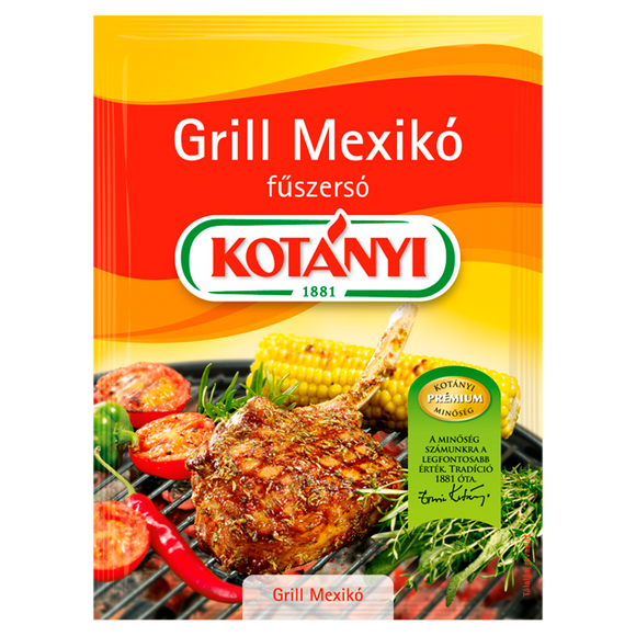 Kotányi grill krydd salt 30 g mexikansk / Kotányi Grill fűszersó 30 g mexikói