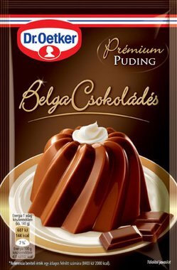 Dr.Oetker Prémium puding, Belga csokoláde, 54g / Dr. Oetker Premium puddingpulver 54 g belgisk choklad