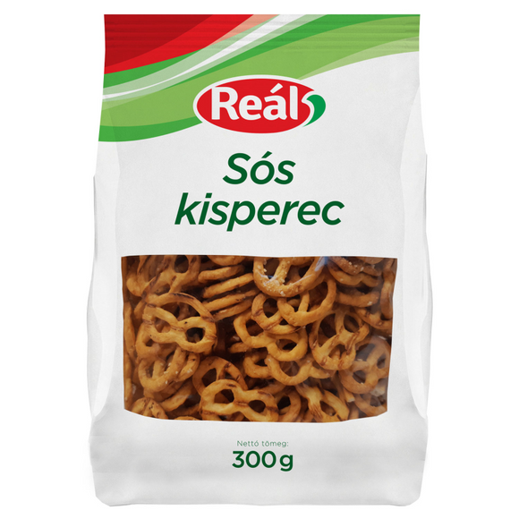 Reál Retró Sós kisperec 300 g/Riktiga salta kringlor 300 g