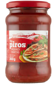 CBA Mexican Sauce 360g / CBA PIROS mexikói mártás 360g