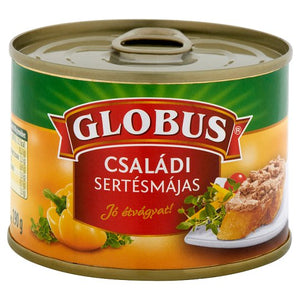 Globus családi sertésmájas, 190g /Globus familj fläsklever 190 g