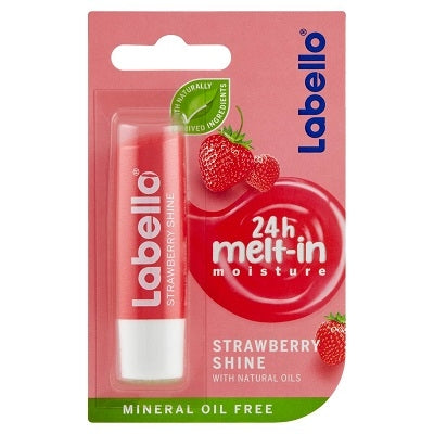 Labello Ajakápoló 4.8G Strawberry Shine / Labello Lip Care Strawberry Shine 4.8g