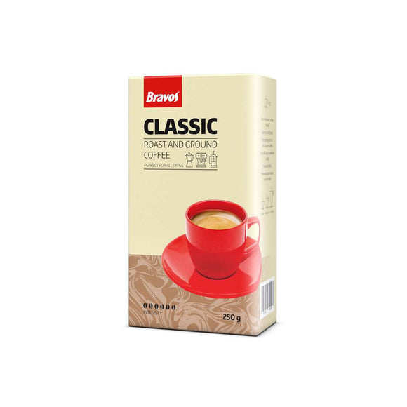 Bravos classic őrölt kávé, 250g /Bravos klassiskt malet kaffe 250 g